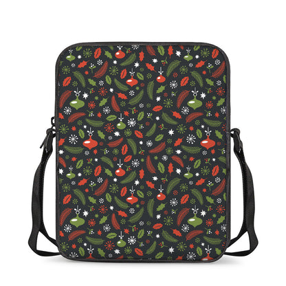 Christmas Decorations Pattern Print Rectangular Crossbody Bag
