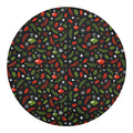 Christmas Decorations Pattern Print Round Blanket