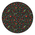 Christmas Decorations Pattern Print Round Floor Mat