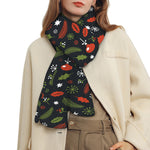 Christmas Decorations Pattern Print Scarf