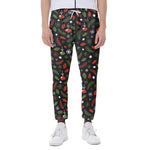 Christmas Decorations Pattern Print Scuba Joggers