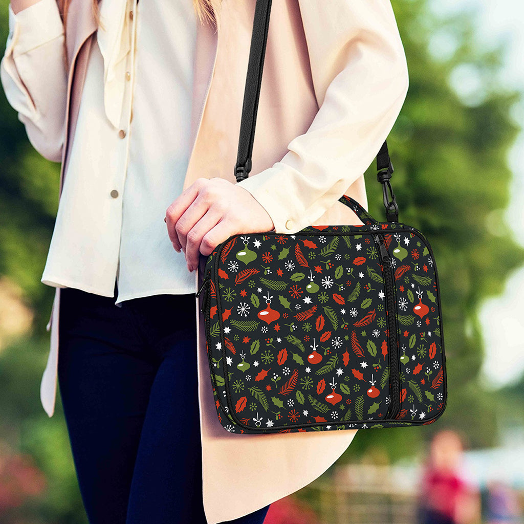 Christmas Decorations Pattern Print Shoulder Strap Bible Bag