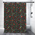 Christmas Decorations Pattern Print Shower Curtain