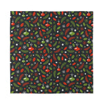 Christmas Decorations Pattern Print Silk Bandana