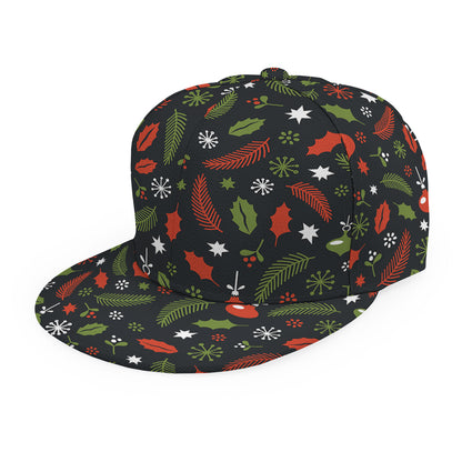 Christmas Decorations Pattern Print Snapback Cap