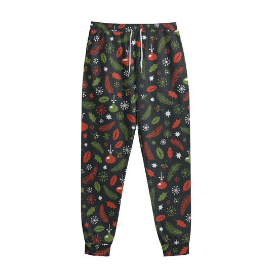 Christmas Decorations Pattern Print Sweatpants