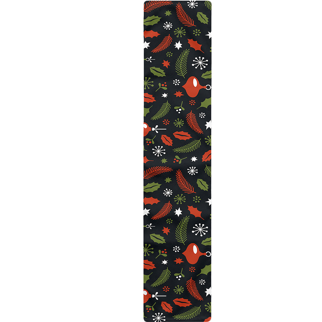 Christmas Decorations Pattern Print Table Runner
