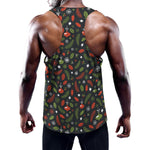 Christmas Decorations Pattern Print Training Tank Top