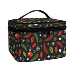 Christmas Decorations Pattern Print Travel Makeup Bag