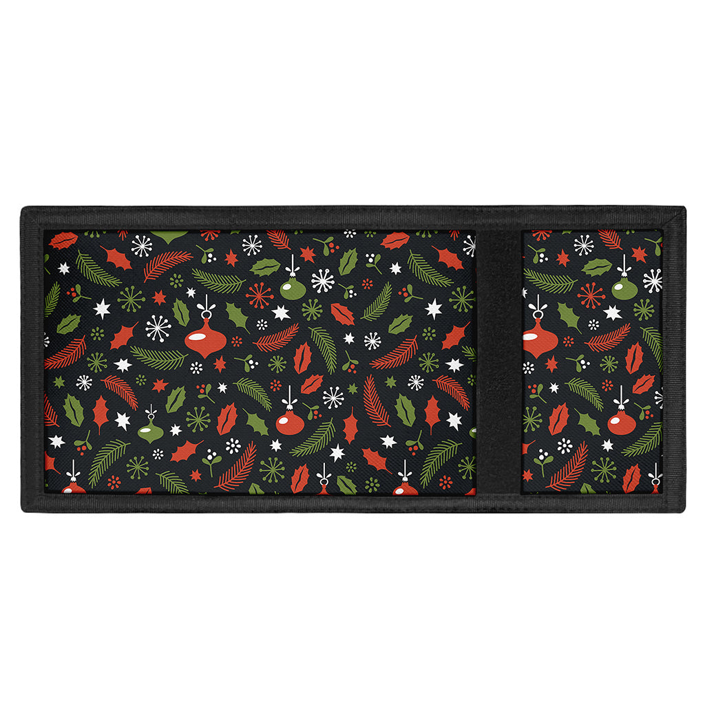 Christmas Decorations Pattern Print Trifold Wallet