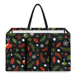 Christmas Decorations Pattern Print Utility Tote Bag