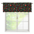 Christmas Decorations Pattern Print Window Valance