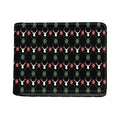 Christmas Deer Argyle Pattern Print Bifold Wallet