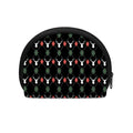 Christmas Deer Argyle Pattern Print Coin Purse