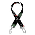 Christmas Deer Argyle Pattern Print Dog Seat Belt