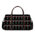 Christmas Deer Argyle Pattern Print Duffel Bag