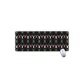 Christmas Deer Argyle Pattern Print Extended Mouse Pad