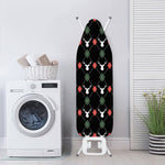 Christmas Deer Argyle Pattern Print Ironing Board Cover