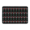 Christmas Deer Argyle Pattern Print Kitchen Mat