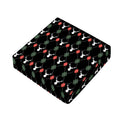 Christmas Deer Argyle Pattern Print Outdoor Seat Cushion Cover