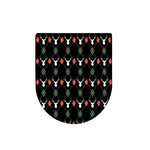 Christmas Deer Argyle Pattern Print Toilet Lid Cover
