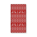 Christmas Deer Knitted Pattern Print Baby Crib Sheet