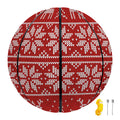 Christmas Deer Knitted Pattern Print Basketball