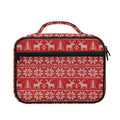Christmas Deer Knitted Pattern Print Briefcase Bible Bag