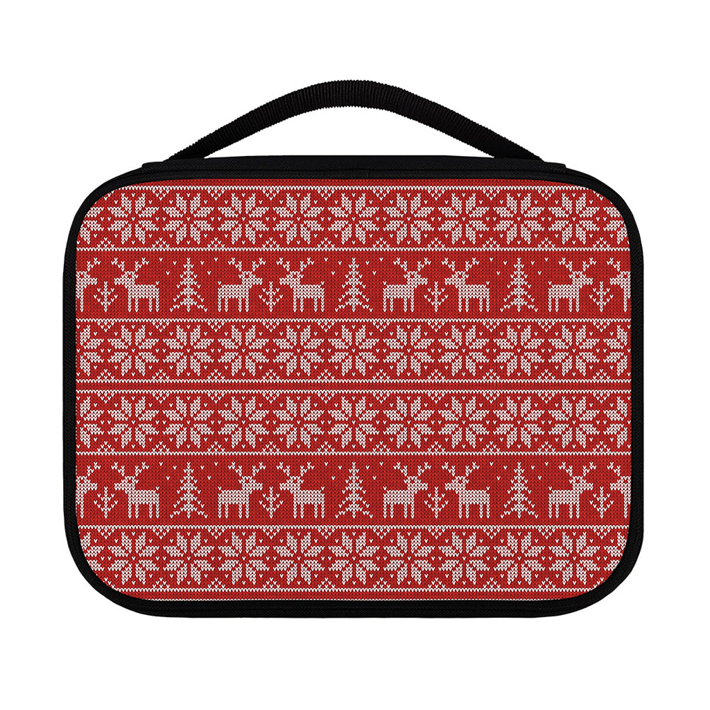 Christmas Deer Knitted Pattern Print Classic Bible Case
