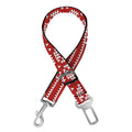Christmas Deer Knitted Pattern Print Dog Seat Belt