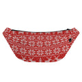 Christmas Deer Knitted Pattern Print Fanny Pack