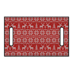 Christmas Deer Knitted Pattern Print Golf Cart Seat Cover