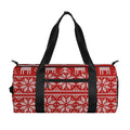 Christmas Deer Knitted Pattern Print Gym Bag