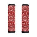 Christmas Deer Knitted Pattern Print Handle Covers