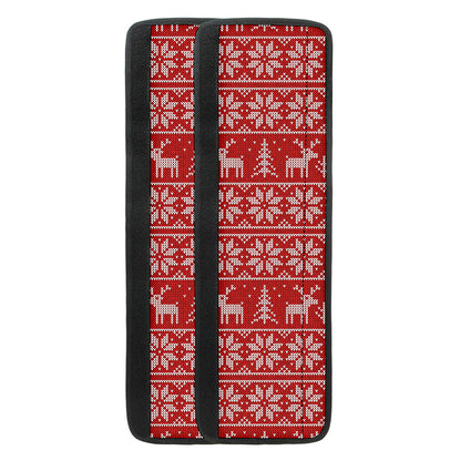 Christmas Deer Knitted Pattern Print Refrigerator Handle Covers