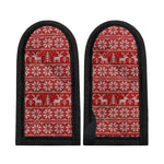 Christmas Deer Knitted Pattern Print Skillet Handle Cover