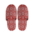 Christmas Deer Knitted Pattern Print Slippers