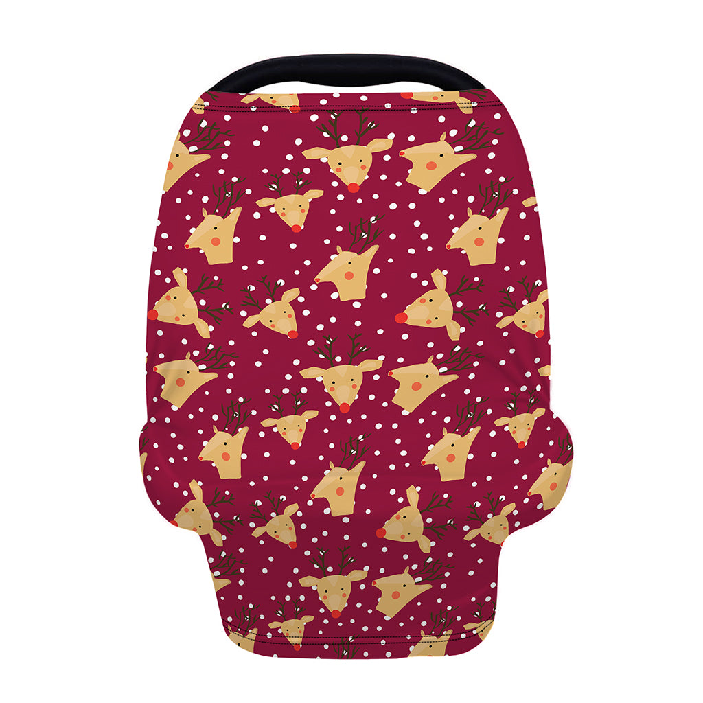 Christmas Deer Pattern Print Baby Seat Cover