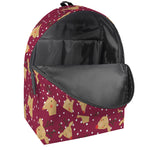 Christmas Deer Pattern Print Backpack