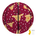 Christmas Deer Pattern Print Basketball