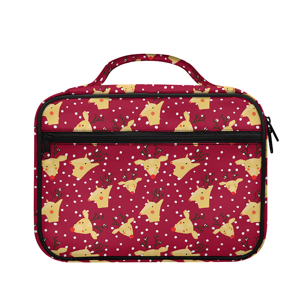 Christmas Deer Pattern Print Briefcase Bible Bag
