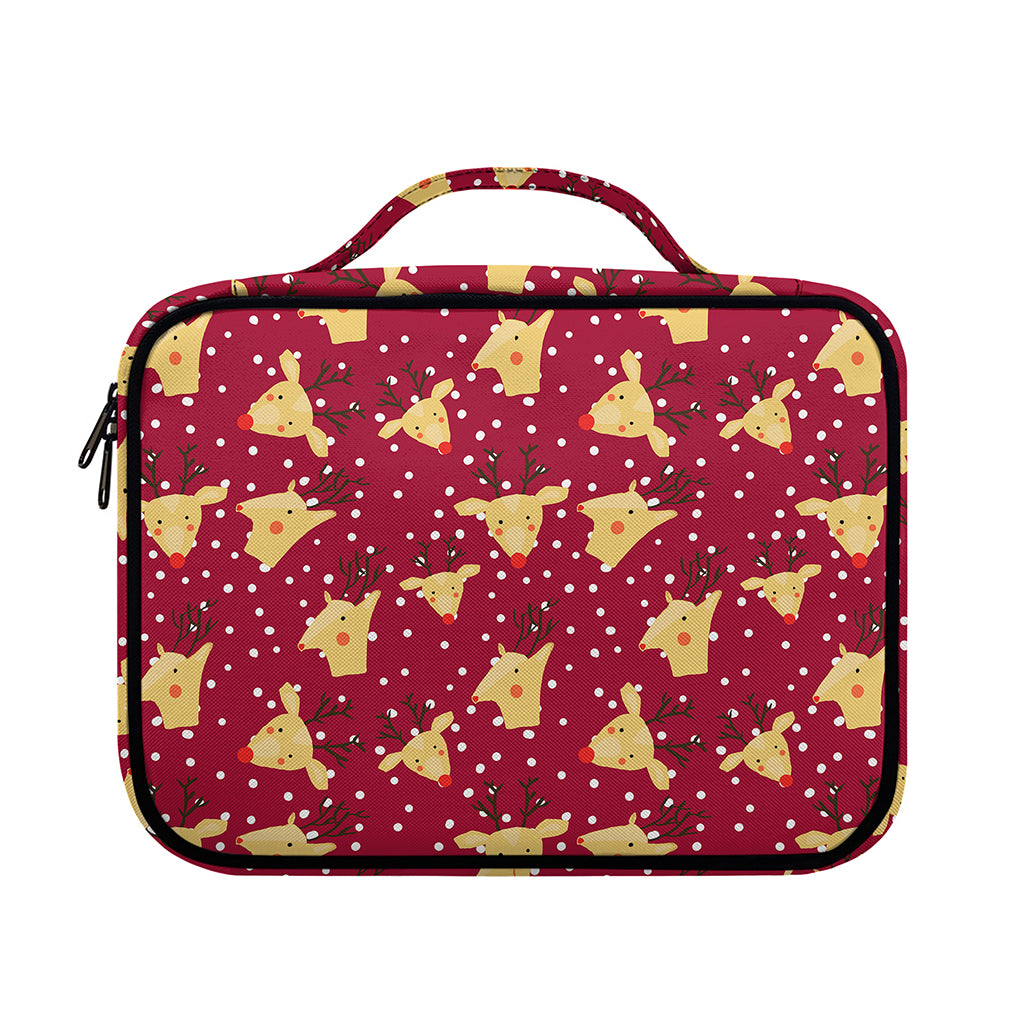 Christmas Deer Pattern Print Briefcase Bible Bag