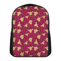 Christmas Deer Pattern Print Casual Backpack