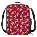 Christmas Deer Pattern Print Crossbody Lunch Bag