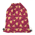 Christmas Deer Pattern Print Drawstring Bag