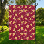 Christmas Deer Pattern Print Garden Flag