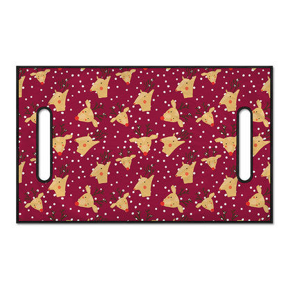 Christmas Deer Pattern Print Golf Cart Seat Cover