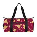 Christmas Deer Pattern Print Gym Bag