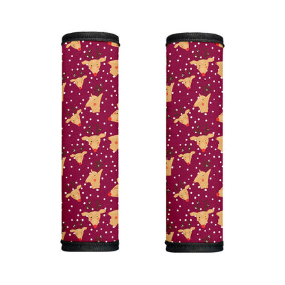 Christmas Deer Pattern Print Handle Covers