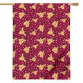 Christmas Deer Pattern Print House Flag